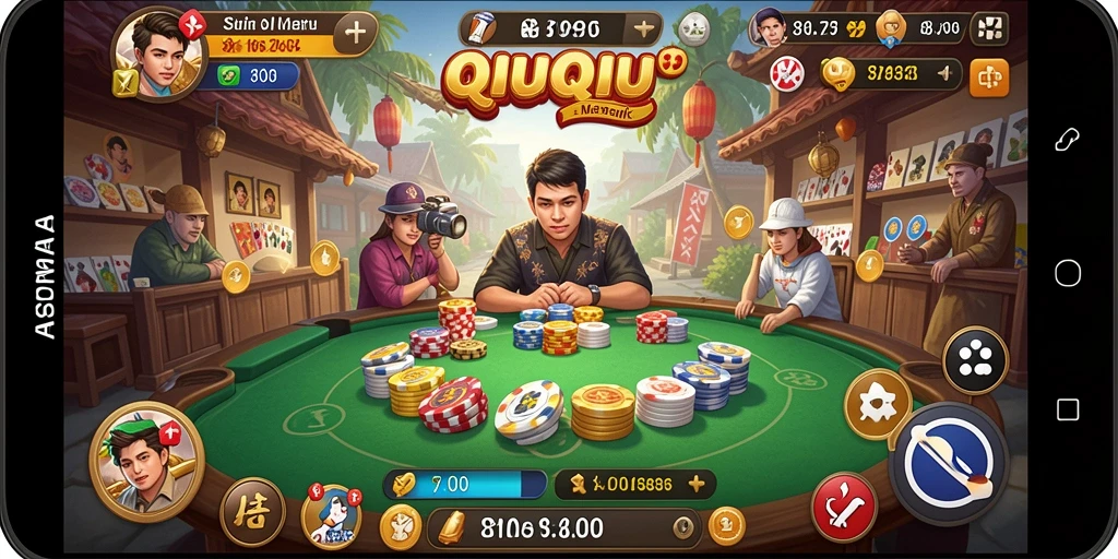 Tampilan gameplay QiuQiu yang menarik di 898A.