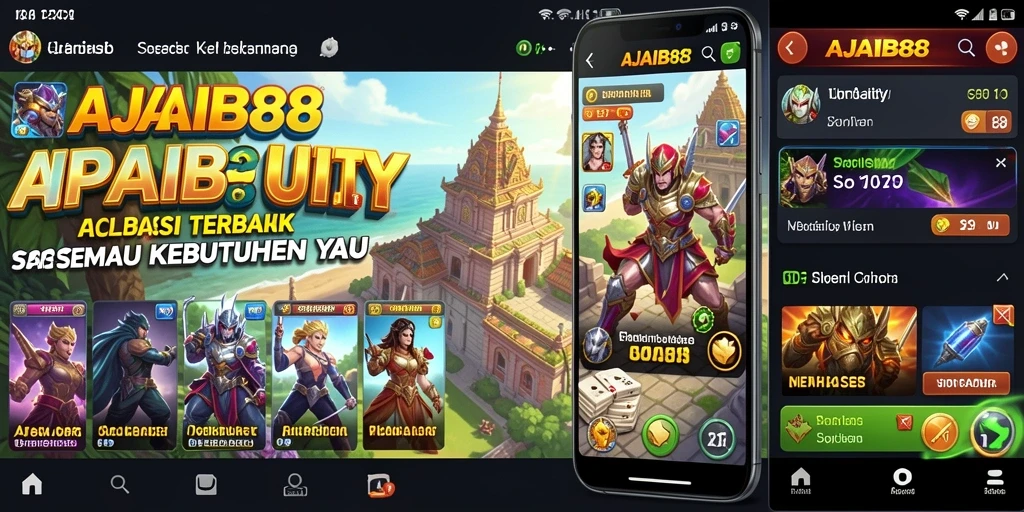 Screenshot AJAIB88 menunjukkan tampilan antarmuka pengguna yang ramah.