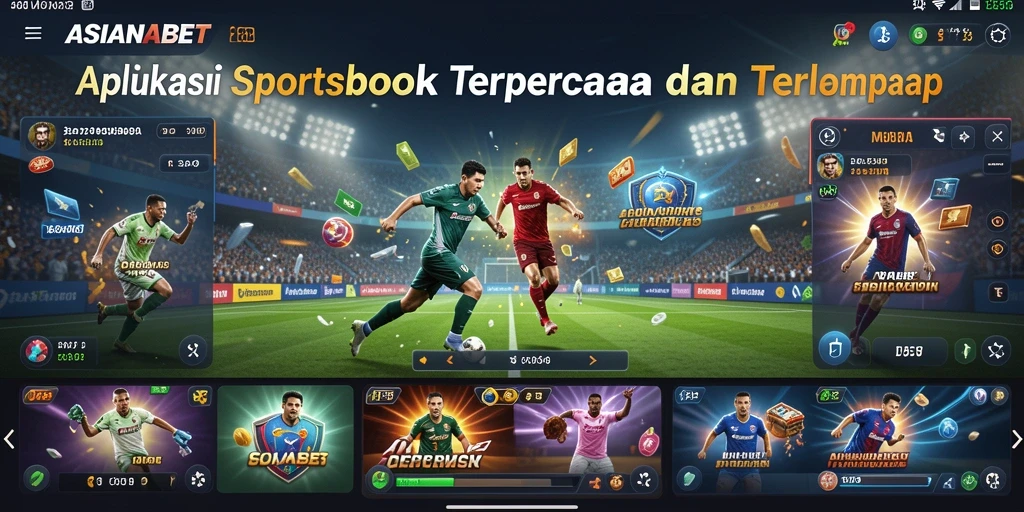 Tampilan gameplay menarik dalam aplikasi Sportsbook ASIANABET.