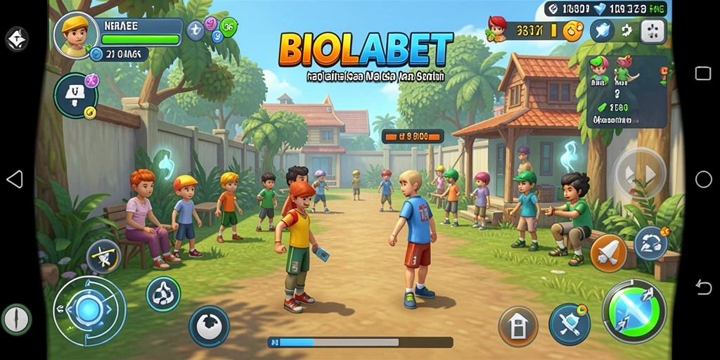 Tampilan menarik dari gameplay <strong>BIOLABET</strong> yang menyenangkan dan berwarna.