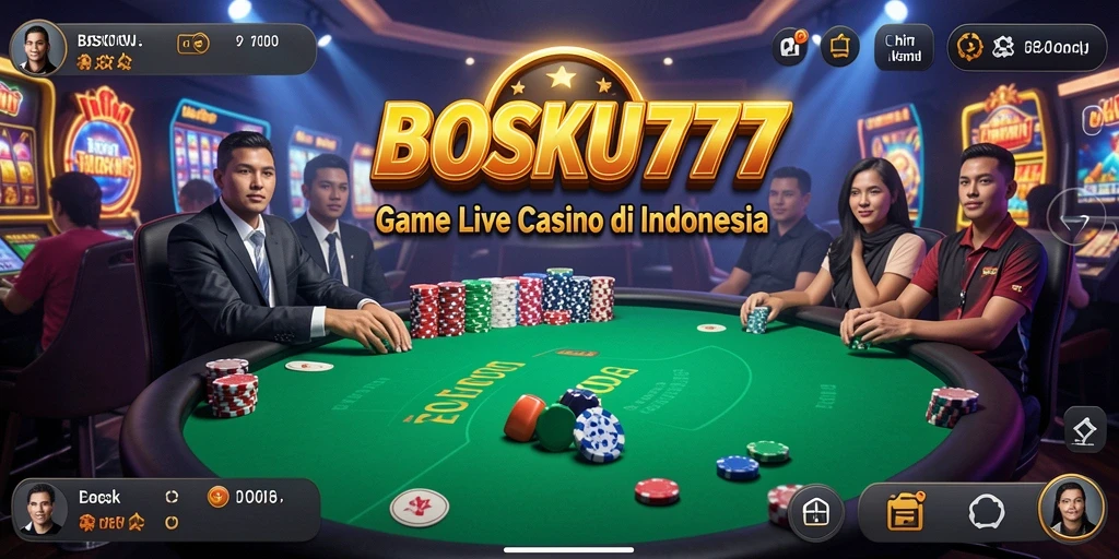 Tampilan gameplay dalam BOSKU777 yang menyenangkan dan interaktif.