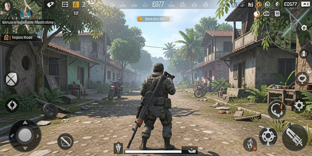 Gameplay EOS77 yang menarik dalam simulasi dunia virtual.