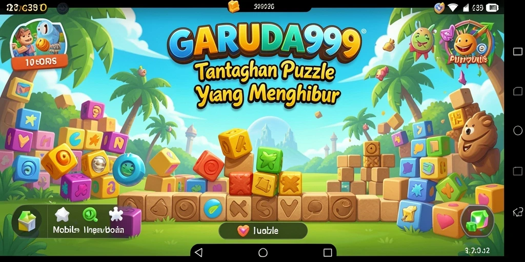 Tangkapan layar GARUDA999 menunjukkan gameplay Puzzle yang seru dan menarik.