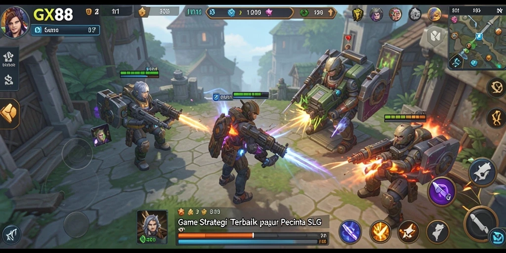 Tampilan gameplay GX88 yang menegangkan dan penuh strategi.