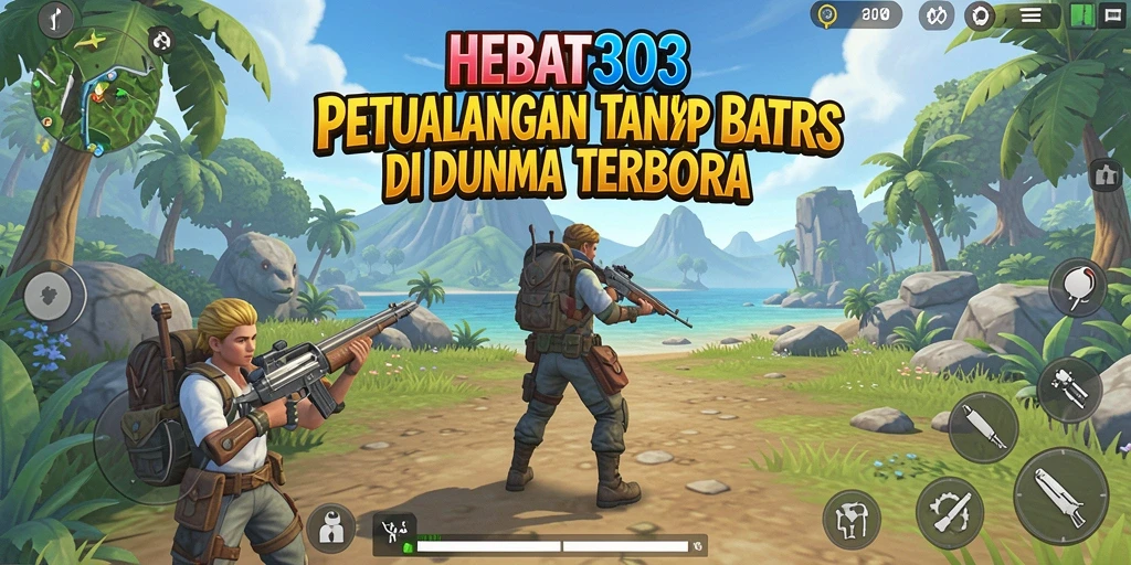 Gameplay HEBAT303 yang menampilkan petualangan di dunia terbuka.