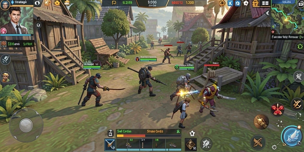 Tampilan gameplay HO3 yang seru dan strategis.