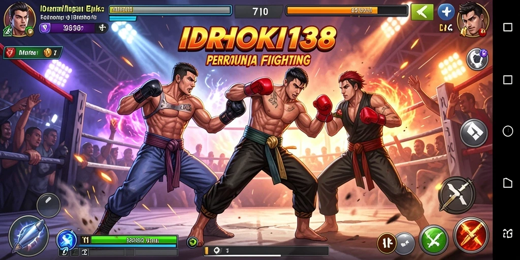 Tangkapan layar utama IDRHOKI138 dengan aksi pertarungan yang menegangkan.