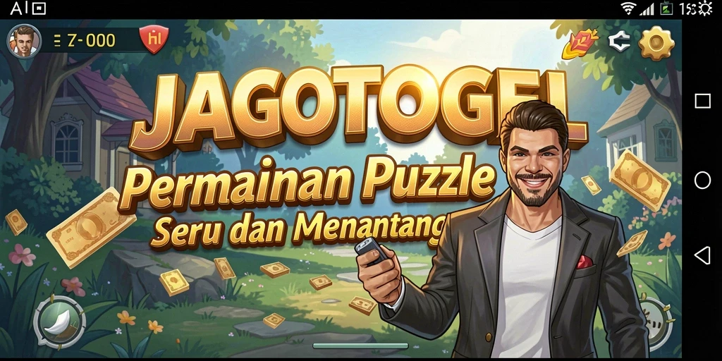 Tampilan gameplay seru JAGOTOGEL dengan tantangan Puzzle menarik.