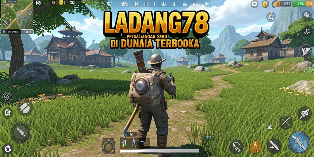 Screenshot menampilkan momen seru dalam petualangan di LADANG78.