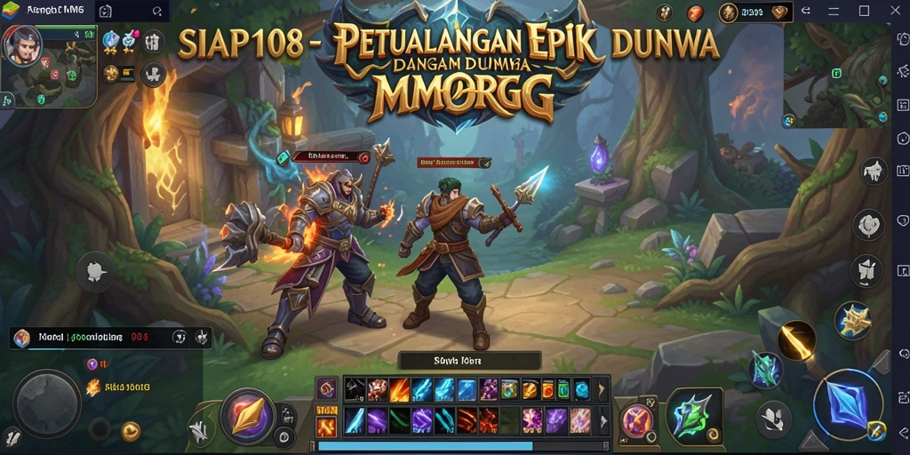 Tampilan gameplay dalam dunia fantasi SIAP108 yang menawan.