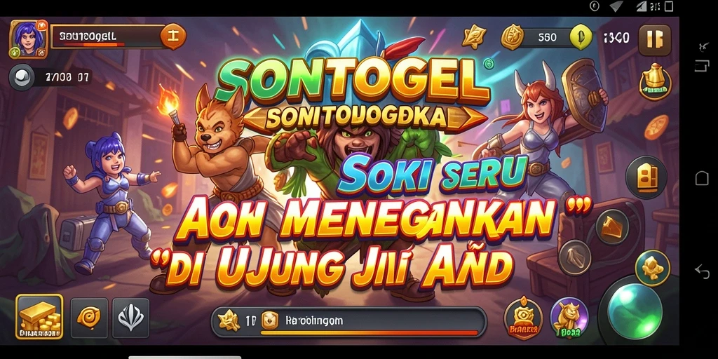 Tampilan gameplay menegangkan yang memikat di SONTOGEL.