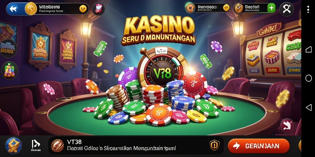 Screenshot VT38 menampilkan gameplay Kasino yang menarik dan penuh aksi.