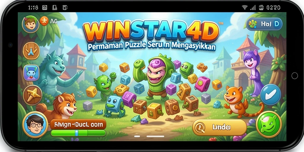 Screenshot utama WINSTAR4D menampilkan berbagai puzzle menarik dan gameplay yang mengasyikkan.